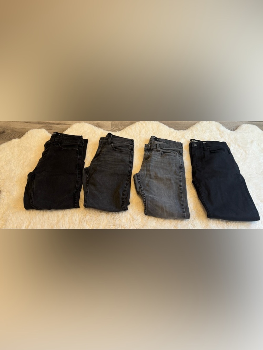 Set of 4 skinny jeans